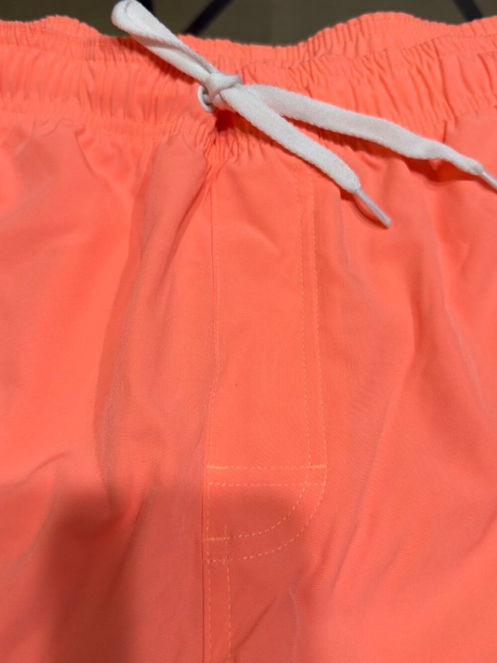 OLD NAVY MENS XL IN ORANGE HIGHLIGHTER 5" INSEAM SWIM TRUNK SHORT NWT - Picture 3 of 8